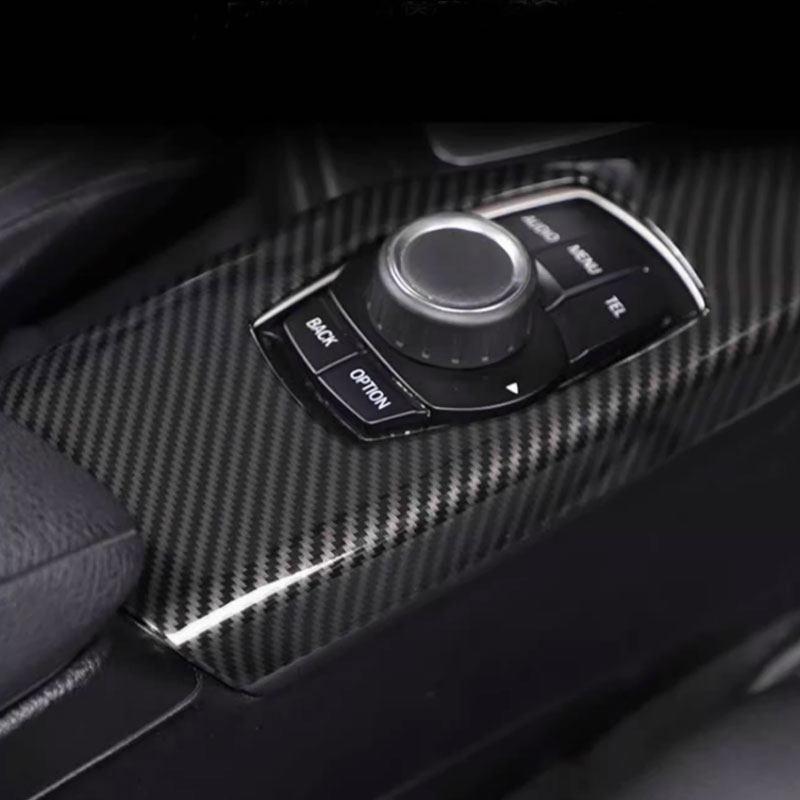 For BMW 1 2 Series F20 F21 F22 F23 2012 2013 2014 2015 -2018 Car Center Multimedia Panel Cover Interior Decoration Sticker Trim