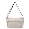 No Brand Casual Corduroy Shoulder Bag With Zipper Closure For Daily Use