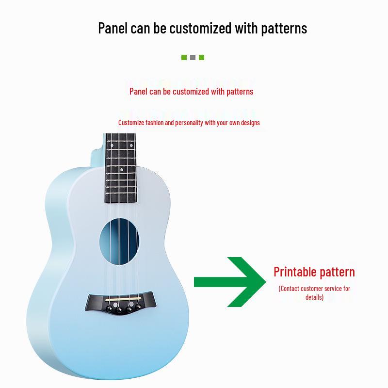 23-Inch Colorful Ukulele for Beginners - Four-String Children's Musical Instrument