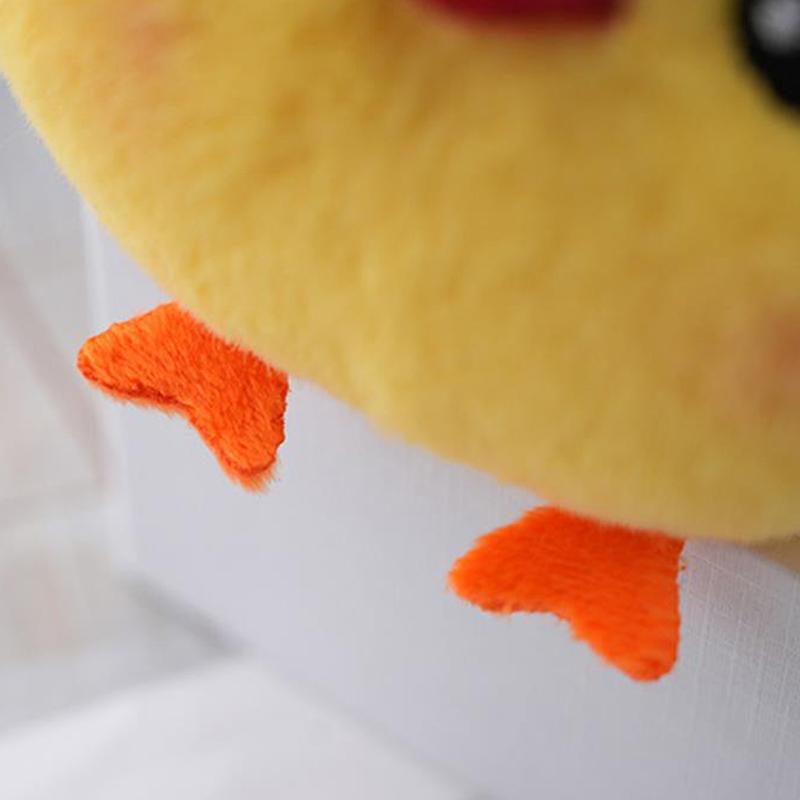 Kreskówkowy Uroczy Kurczak Pluszowa Lalka Zabawka Wisiorek Breloczek Ozdoby do Zawieszenia na Plecaku Prezenty