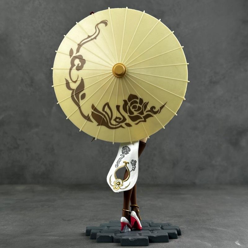 Collapse 3 Cheongsam Rita Huanxisha Handmade Ancient Style Parachute Holding Animation Anime Animation Model Ornaments