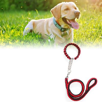 Dog Leash Heavy Duty Thickened Bite Resistant Nylon Pet Traction Leash For Medium Dog Walking Training 4.2ft