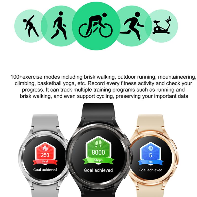 2025 Neu 1,46 Zoll 360*360 HD Auflösung Smartwatch Damen Herren Sport Fitness Gesundheit Wasserdicht Bluetooth Anruf Smartwatch