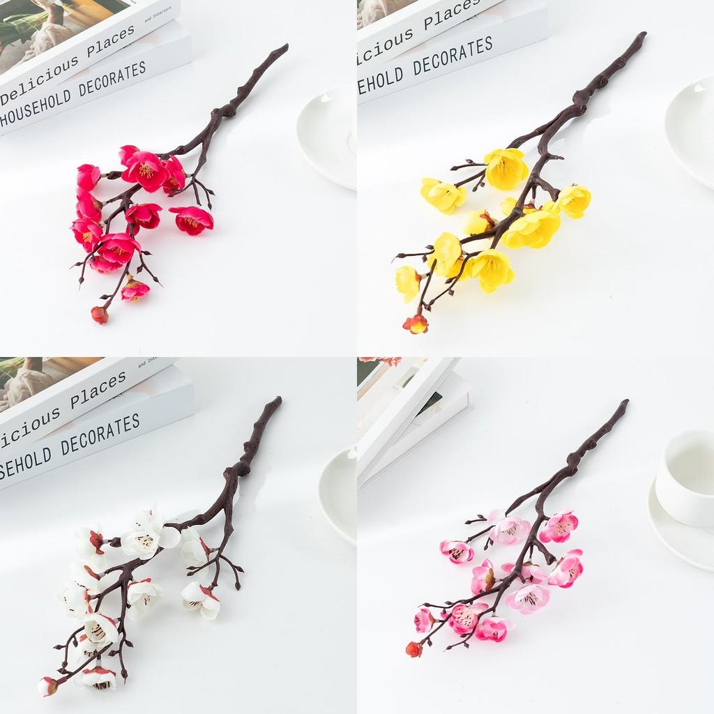 Plum Blossom Simulation Bonsai Decoration Accessories Flower Home Ornaments