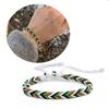 Unique Arab Inspired Cotton Wristband Adjustable Handchain Handmade Multicolor Wristchain Ornament for Trendy Outfits