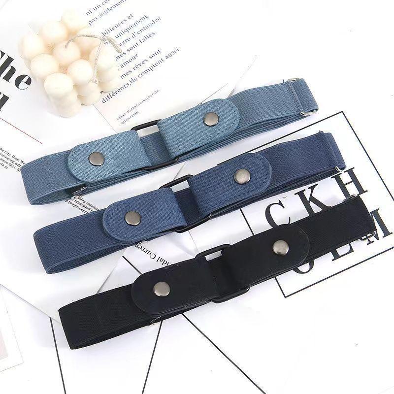 Adjustable Stretch Elastic Waist Band Invisible Belt Buckle-Free Belts For Women Men Jeans Pants Dress No Buckle Easy To Wear