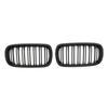 Compatible Black Kidney Grille for BMW X5/X6 F15/F16 (2014-2017).