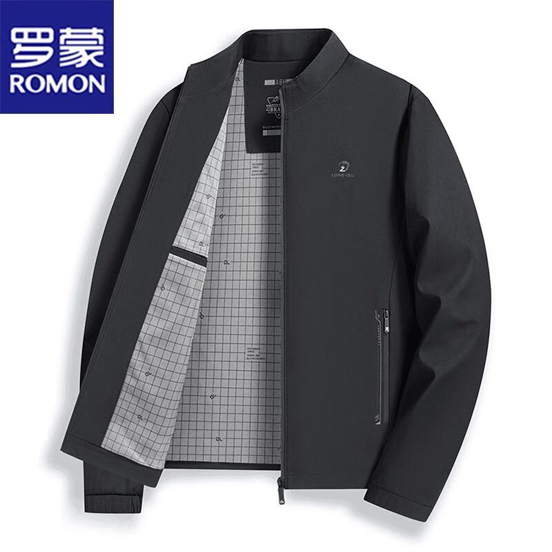 ROMON Men's Business Casual Spring Autumn Jacket