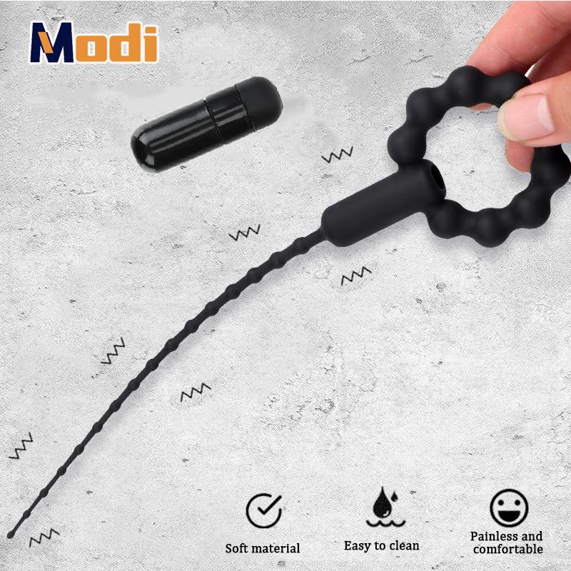 Harnröhren-Sounding-Vibratoren für Männer, Penis-Plug, Dilatator, Penisring, medizinisches Verzögerungsgerät, männlicher Masturbator, Sexspielzeug für Erwachsene ab 18 Jahren