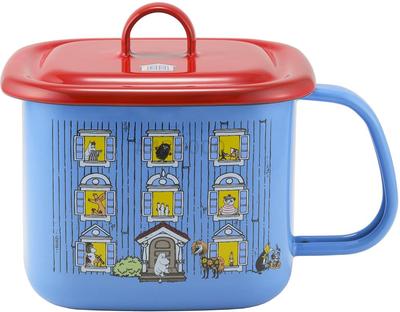 Fuji Enamel Moomin House Cube Cook 14cm MOH-CC14H