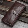 Genuine Leather Long Wallet For Women Luxury Designer Card Holders Money Clips Coin Purses Female Bags KTB