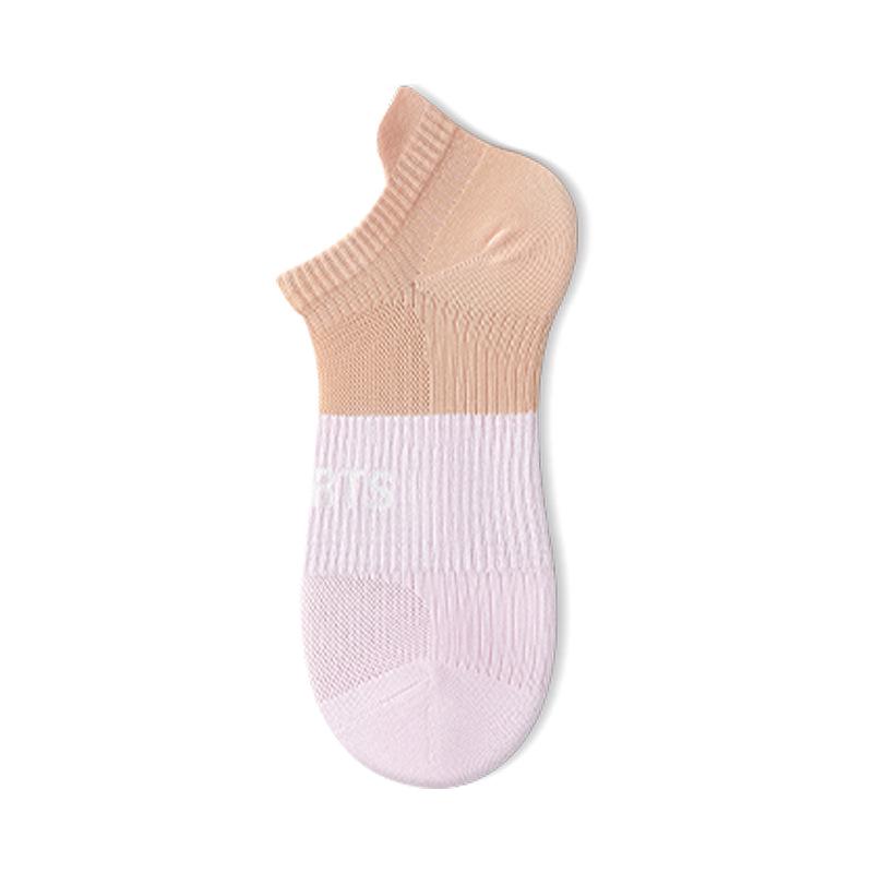 Women's Summer Breathable Anti-Slip Athletic Ankle Socks for Running & Badminton