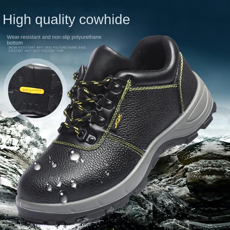 Labor Insurance Shoes, Smash-proof and Puncture-proof, Lightweight, Wear-resistant and Dustproof  Work Shoes, Non-slip and Oil-resistant Shoes
