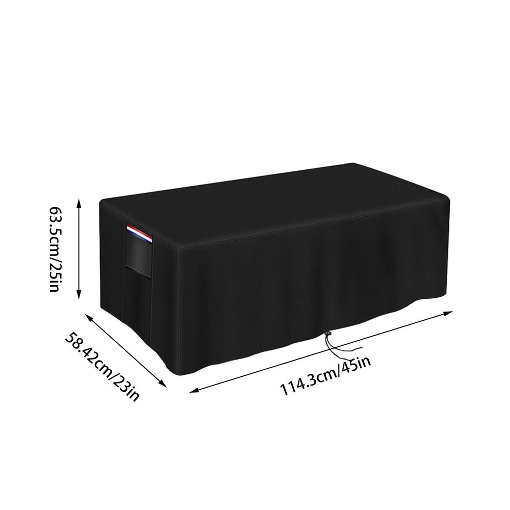 

Прямоугольный чехол для костра на открытом воздухе, ветрозащитный чехол для стола, герметичный чехол для костра для всесезонного использования