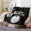 Kit de Bateria 3D Conjunto de Suporte para Bateria Instrumentos Musicais Cobertores Macios, Mantenha-se Aquecido Manta Confortável para Piquenique Camas Sofá Casa Quarto