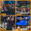 Solar Lights Outdoor Waterproof 2Pack LED Solar Garden Lights Outdoor Decorations Garden Decor for Yard Patio Landscape Planter Walkway