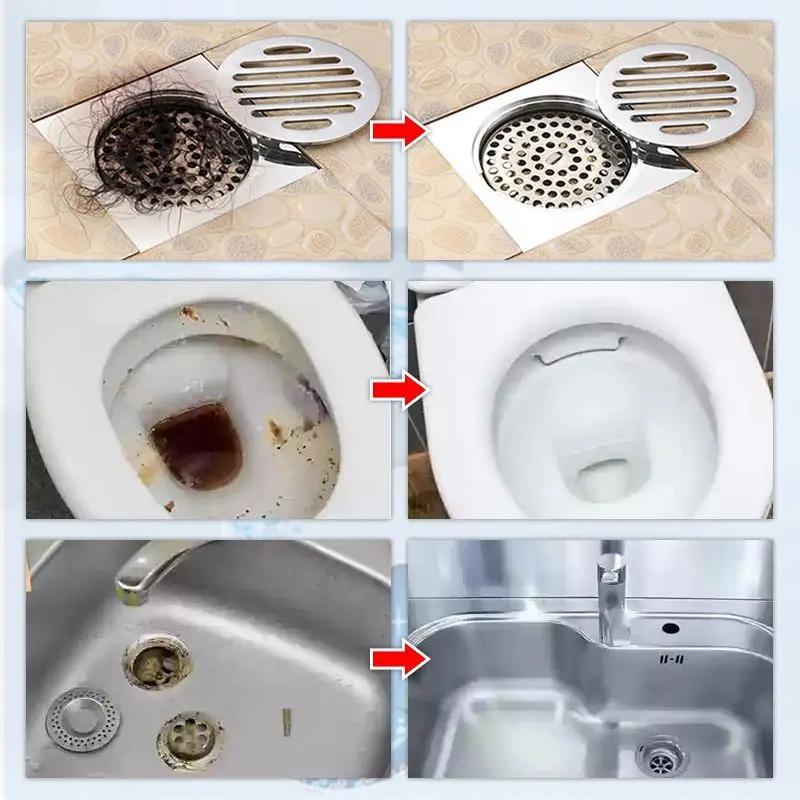 100g Powerful Kitchen Pipe Dredging Agent Dredge Deodorant Toilet Sink Drain Cleaner Sewer Household Cleaning Tools