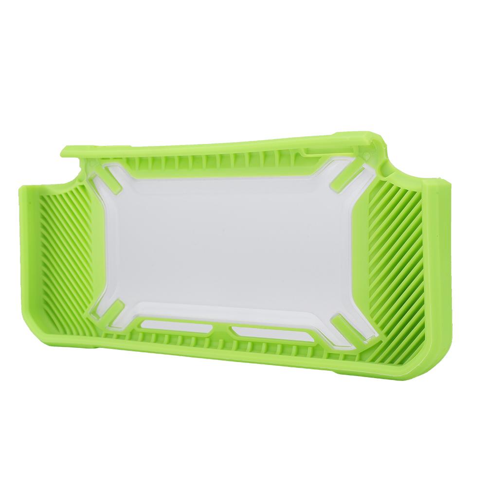 Rubber Protective Case Button Cap Toughened Film Game Machine for Switch Host(green)