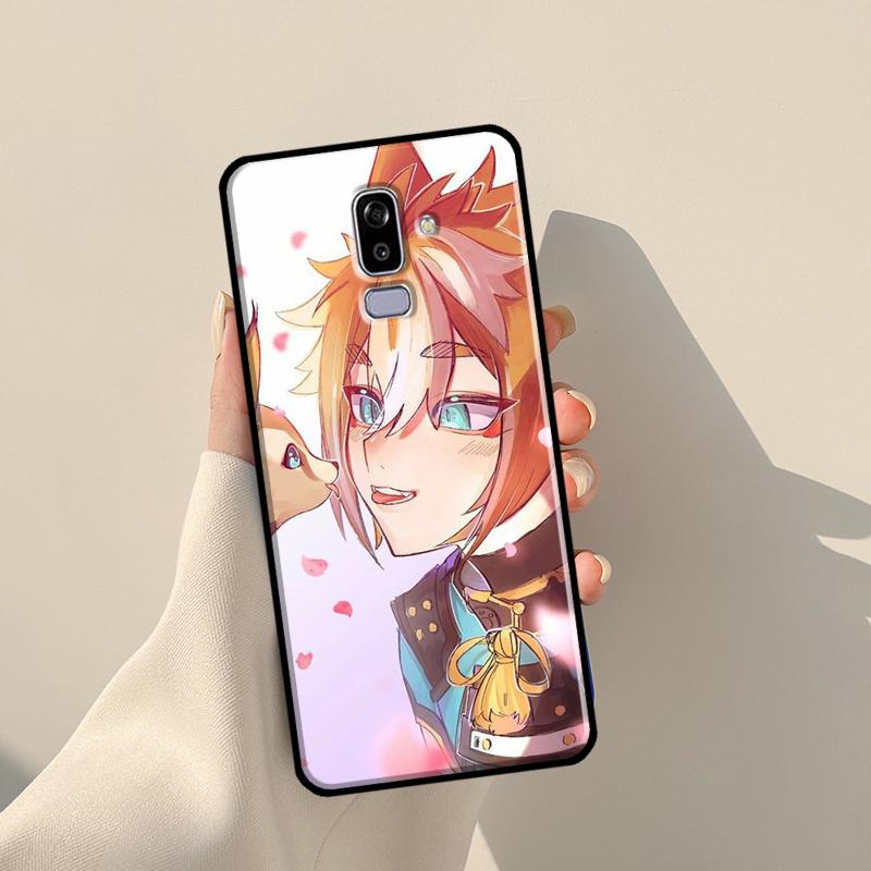 Genshin Impact Gorou Pouzdro Pro Samsung Galaxy J7 2016 A3 A5 J1 J3 J5 2017 A6 A7 A8 A9 J8 2018 J4 J6 Plus Kryt