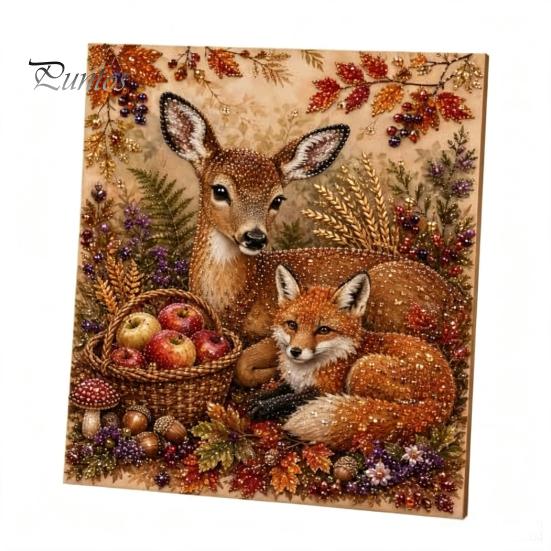 Fall Home Decor Crafts Autumn Faux Pearl Painting Kit, DIY Pumpkin Turkey Art for Adults Sunflower 3D Wall Craft Kit Handmade Set