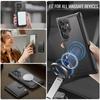 Cowhide Leather Phone Case for Samsung Galaxy S26 Ultra S25 Edge S24 Plus S23 FE S22 S21 S20 Note20 Detachable Magnetic Card Bag