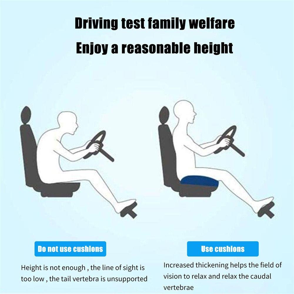 Expand Field of View Car Seat Booster Cushion Good Breathability Car Cushion  Office