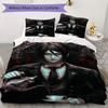 Set Copripiumino Trapuntato con Fantasia Black Butler Copripiumino Federa Decorazione per la Casa Regalo di Compleanno (1 * copripiumino + 2 * federe senza imbottitura)08