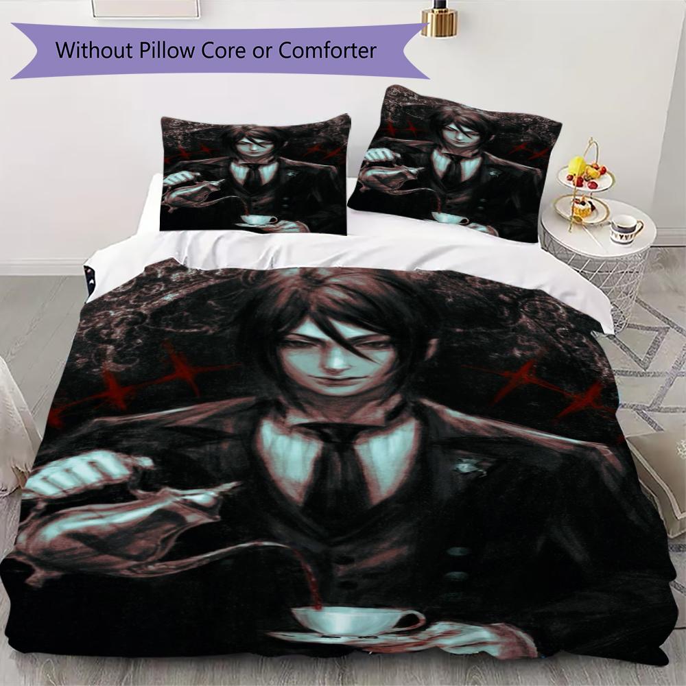 

Постельное белье с рисунком Темный дворецкий Комплект пододеяльника Наволочка Домашний декор Подарок на день рождения (1 * пододеяльник + 2 * наволочка без наполнителя)08 135x200cm