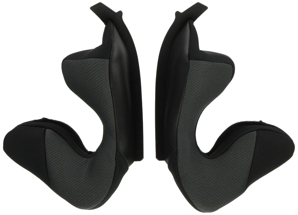 OGK Kabuto Motorcycle Helmet Parts EXCEED Cheek Pad Dark 25mm 4186205 Set, Gray, (M/XL)