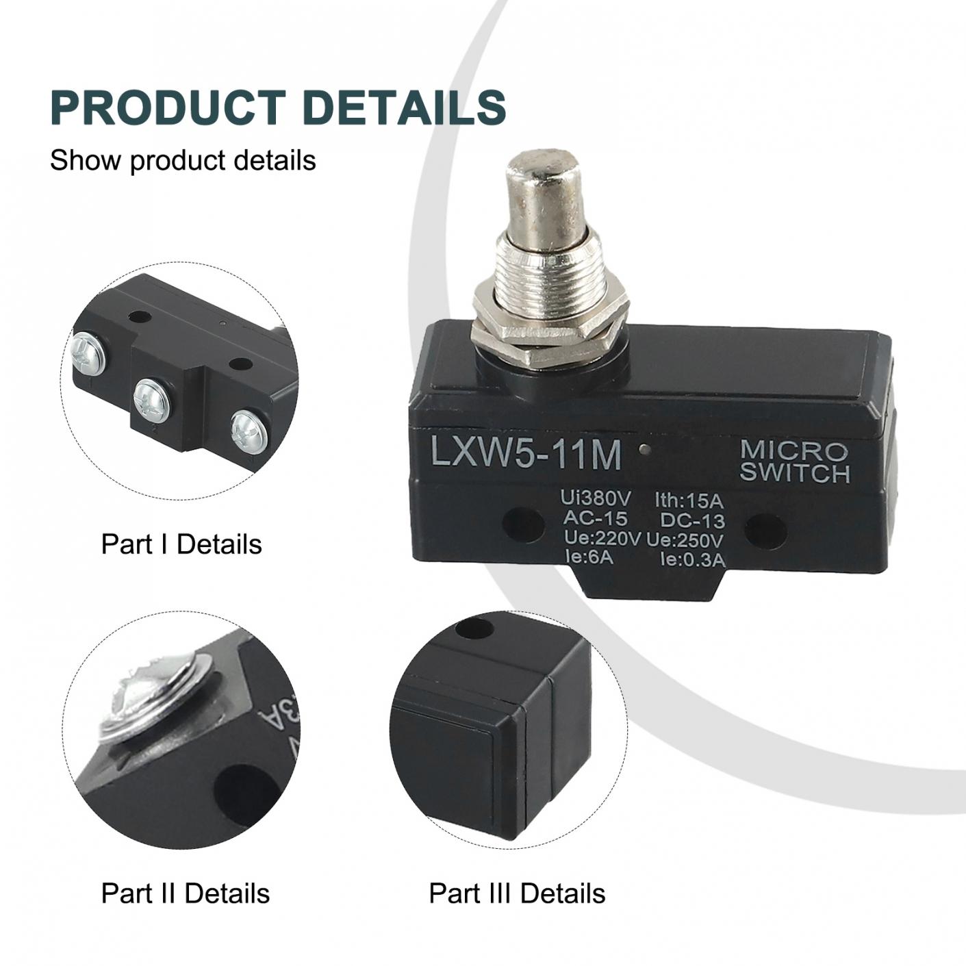 

Limit Switch LXW5-11M AC 380V DC 220V Conatact Congfiguration