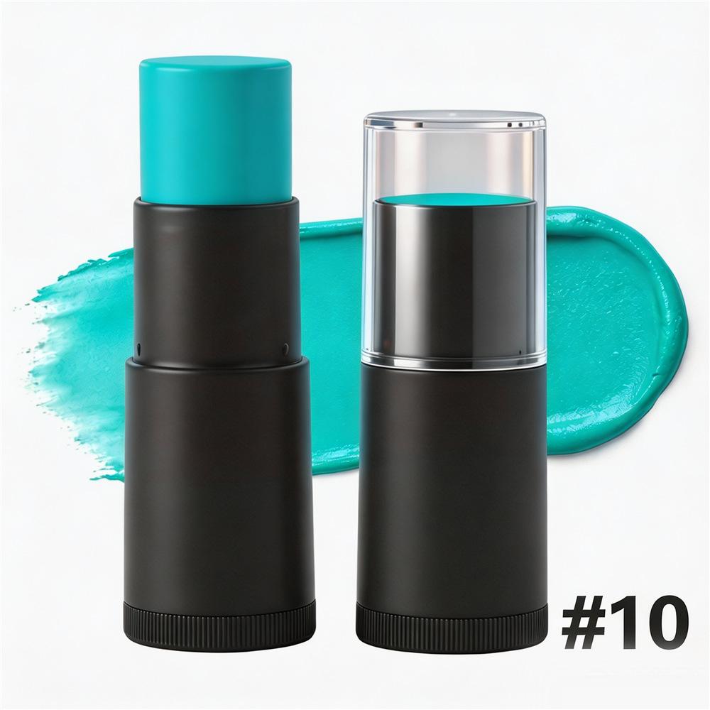 Halloween Bianco Nero Pittura Viso Corpo Lunga Durata Impermeabile Alta Pigmentazione Stick Pittura Viso Fondotinta Crema Cosmetici Trucco