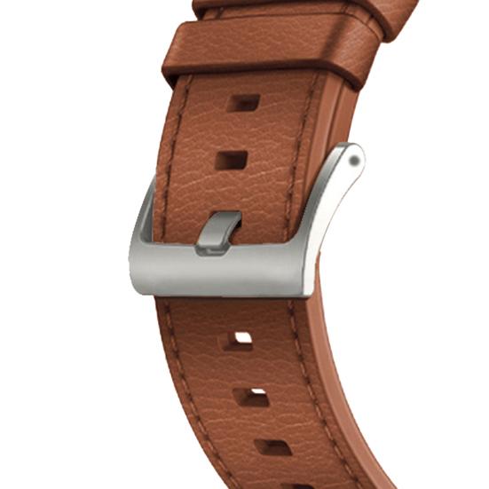Watch Band Soft Replacement 22mm Faux Leather Watchband Strap Bracelet for Huawei GT/GT2
