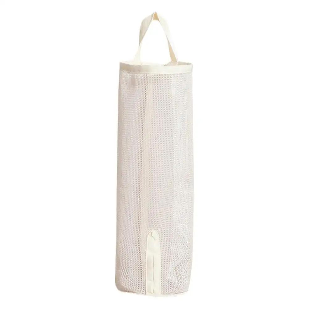 

Multi-Pocket Hanging Storage Bag Organizer for Grocery Bags Home Kitchen Organization - Wall Door Mounted Holder X1O4