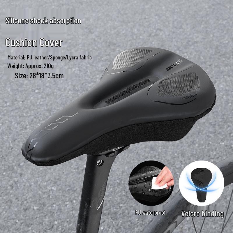 

ESLNF Силиконовый чехол для велосипедного сиденья - Высокоэластичный, амортизирующий для горных и шоссейных велосипедов One Size