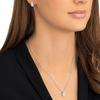 Swarovski Brillanz Set Halskette und Ohrring Set Damenschmuck Silber 1807339