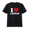 Ich liebe Latinas Liebe Lustiges T-Shirt vintage gewaschen Grafikmode Streetwear Stilvoll Bequem Unisex Vielseitig Mann