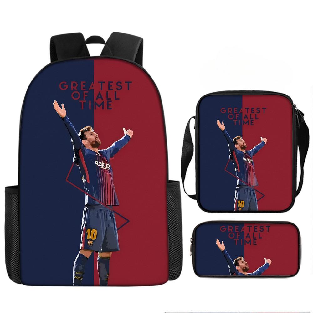 Elementary Students School Backpack Set Lightweight Oxford With Multiple Compartments For Afterschool Tutorage