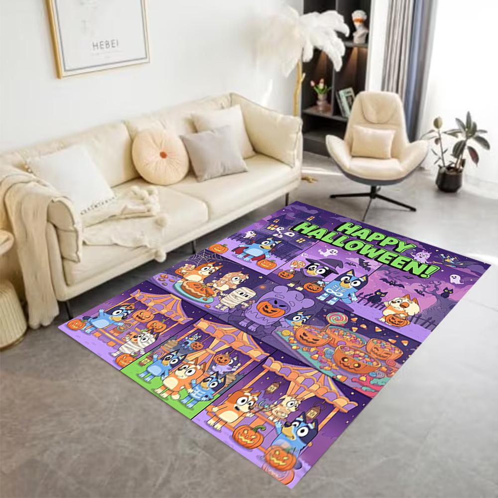 Halloween Fun Parade Carpet Perfect for Balcony Entryway Game Room Foyer Anti-slip Rug Anime Office Decor Perfect Gift for Women/Men