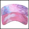 Visor Cap Marble Pattern Hat Sports Running Outdoor Women Men CA639 [White Fang] (Navy)