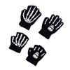 Fashion Halloween Skeleton Ghost Gloves Hat Creative Luminous Half Finger Full Fingers Print Warm Breathable Gloves Gifts