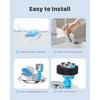 Cat Water Fountain Filters: Suitable for KOOGMOON Steel Cat Fountain(S4) - 6PCS Carbon Filter + 6PCS Foam Filter