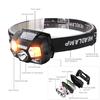 Inductive Headlight 4LED USB Charging Strong Light Led Waterproof Infrared Headlight Fishing Lamp