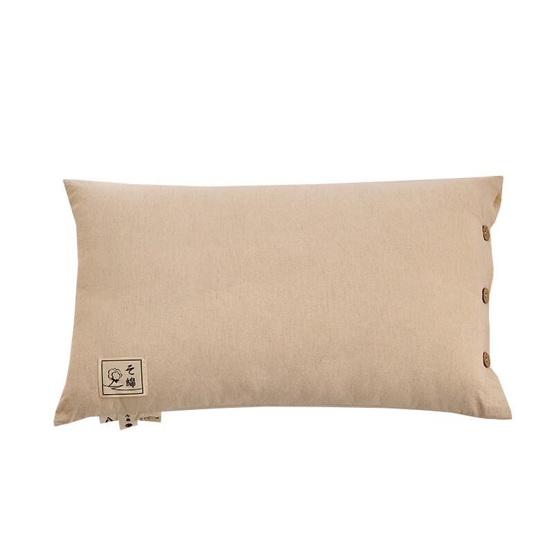 Yibei Japanese Style Cotton Linen High Pillow