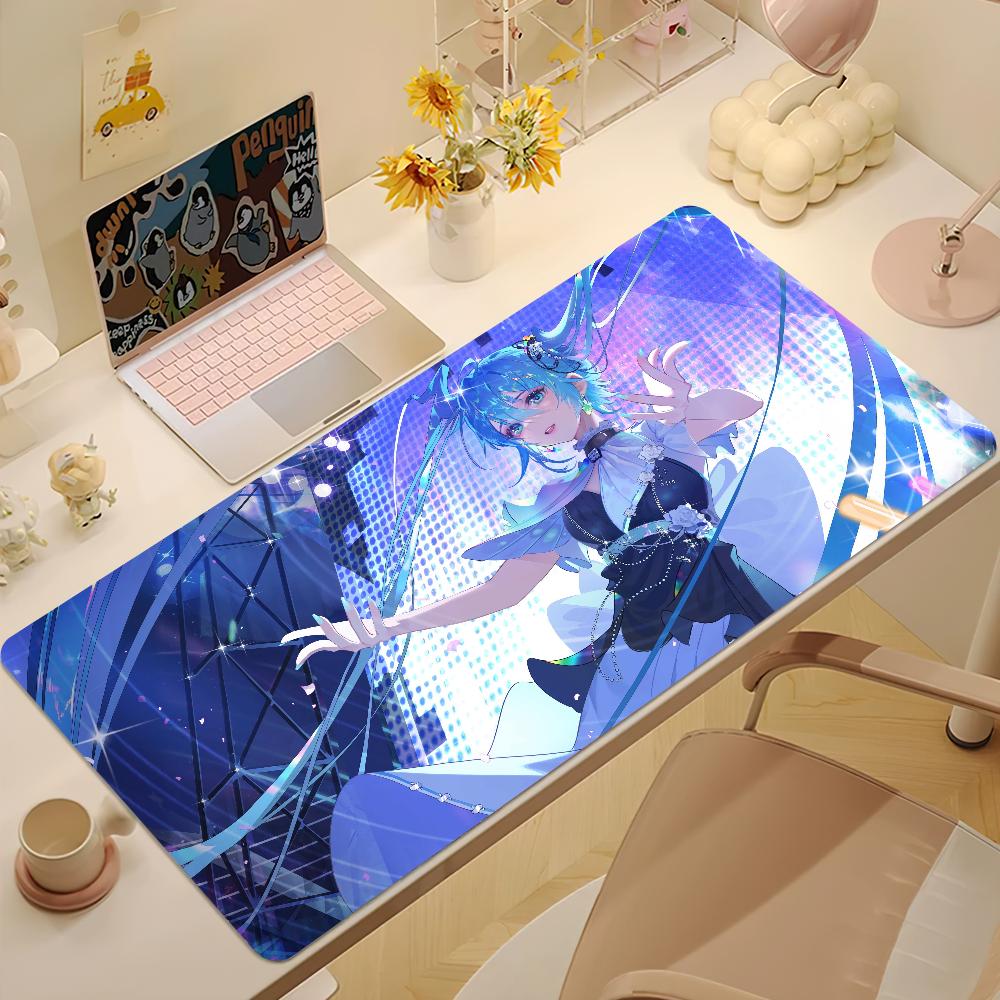 Virtual Japanese MMiku Kawaii Cute Mouse Pad NonSlip Thickened Mousepad Large Writing Lockedge Office Student Gaming Cushion