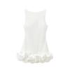 Western Style New Sexy Backless Frill Dress Sexy Backless Lotus Leaf Dress