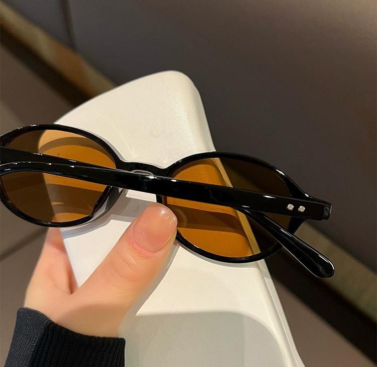 New Vintage Oval Sunglasses Women Men Luxury Brand Small Rectangle Sun Glasses Female Small Ellipse Eyewear