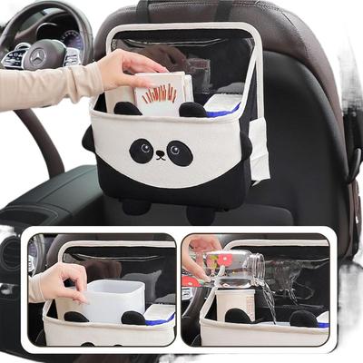 Backseat Trash Can For Car Soft Storage Bag Box Auto Back Seat Storage Bag For Family Friends Mobile Phones Files Toys Snacks