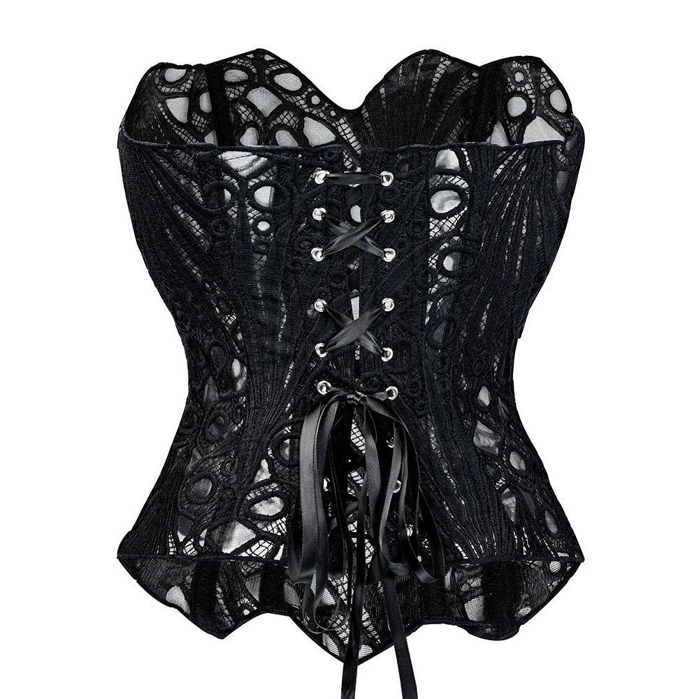 Shapers Lace Fishbone Shapewear Slim Fit Lace-up Corset Spicy Girl Style Underwear for Women  Beach