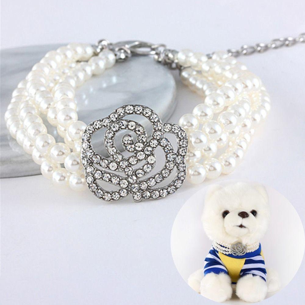 

Роскошное милое ожерелье со стразами и бриллиантами для домашних животных, цепочка на шею кошки, аксессуары для домашних животных, ошейник для собак