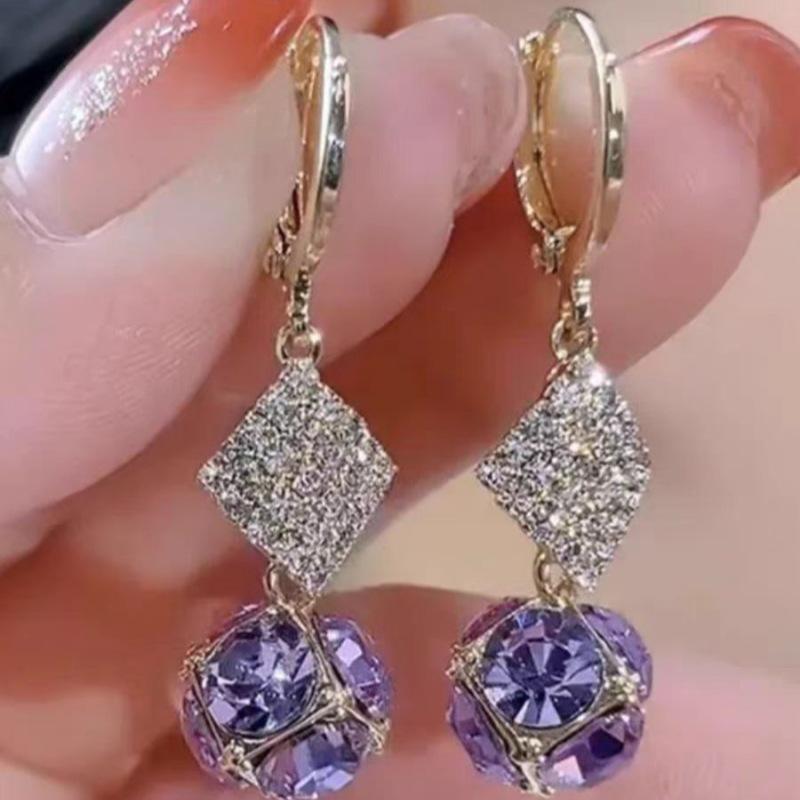 Fashion ins cold wind simple light luxury high-end ear buckle temperament geometric earrings women's small and versatile tide earrings
